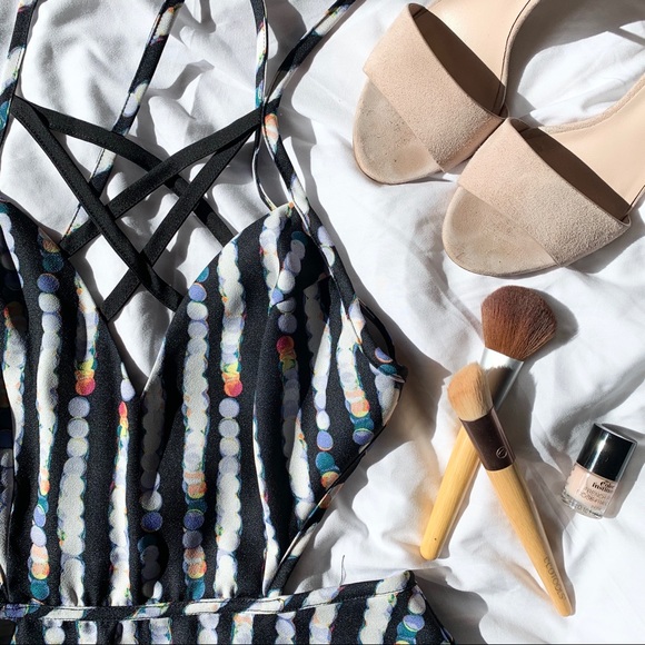 Open Back Multi Coloured Nasty Gal Dress - Picture 1 of 8